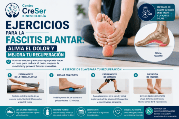 Ejercicios para aliviar la fascitis plantar
