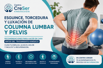 Esguince de columna lumbar y pelvis